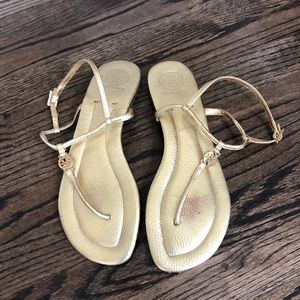 Gold Tory Burch Sandals